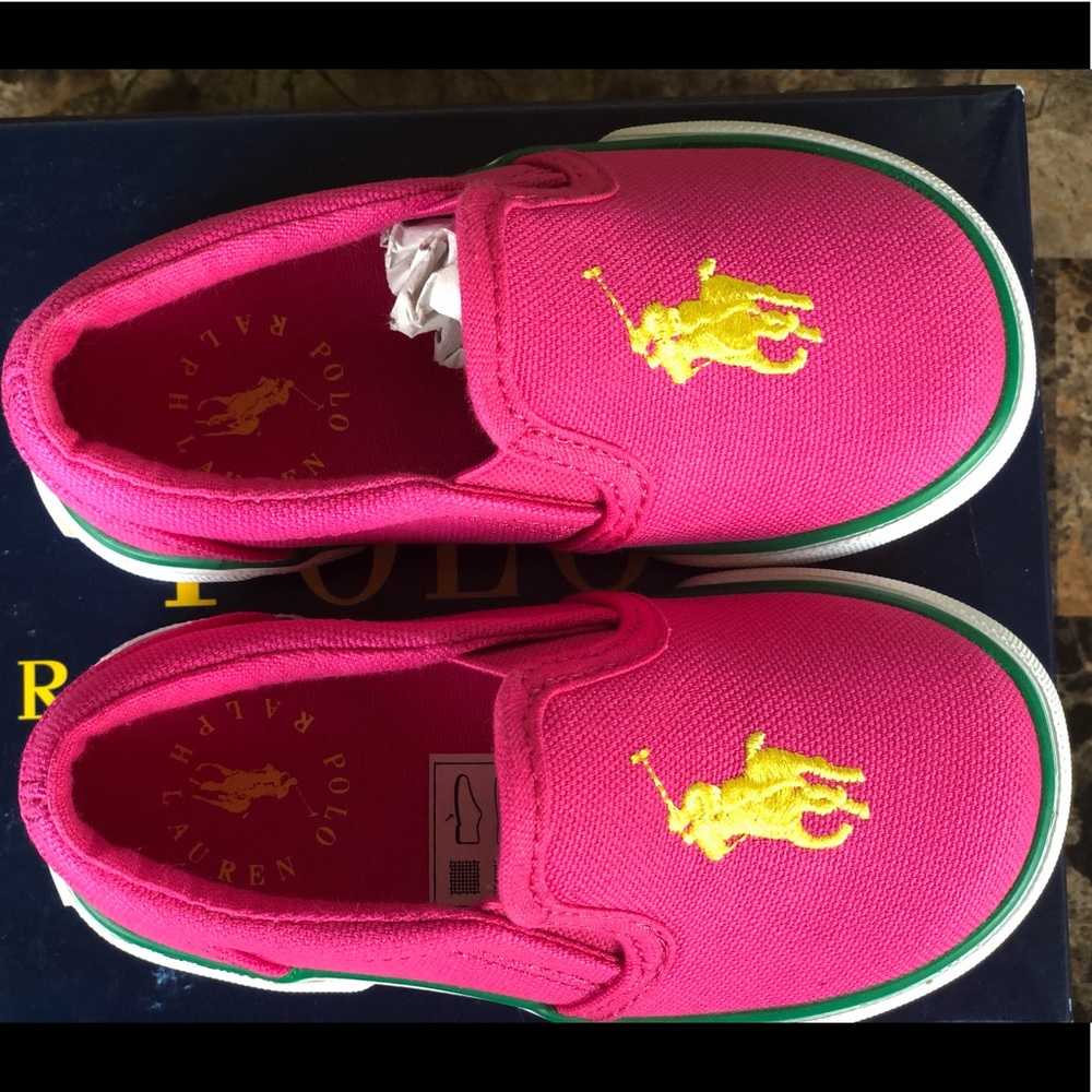 NEW Polo Ralph Lauren Slip-On Casual Sneakers - Picture 3 of 12